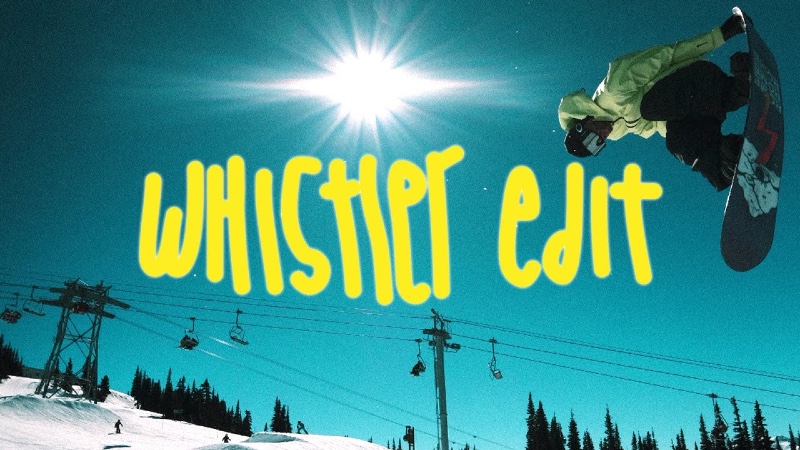 Stale Sandbech se despide del invierno desde Whistler Park