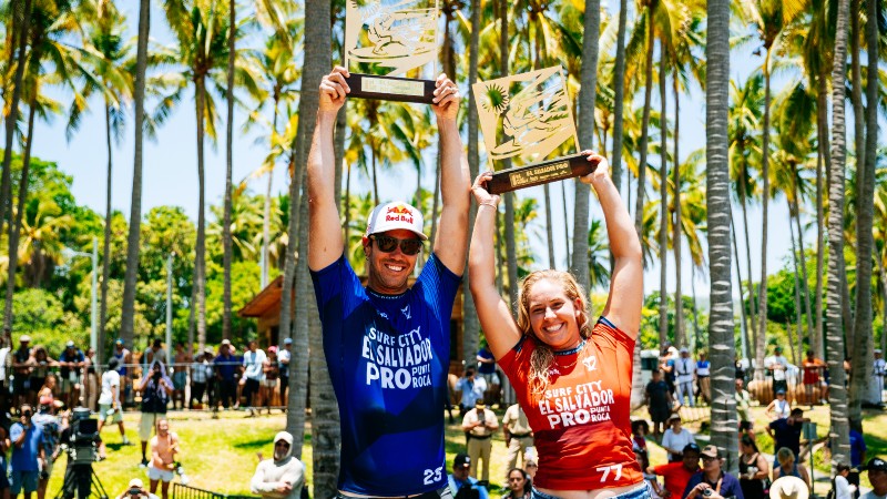 Jordy Smith y Gabriela Bryan campeones del 