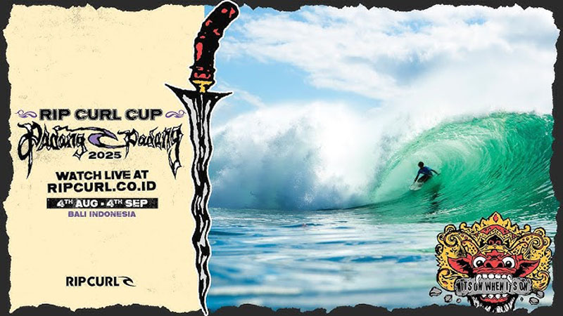 El Rip Curl Cup Padang Padang 2025 entra en alerta máxima