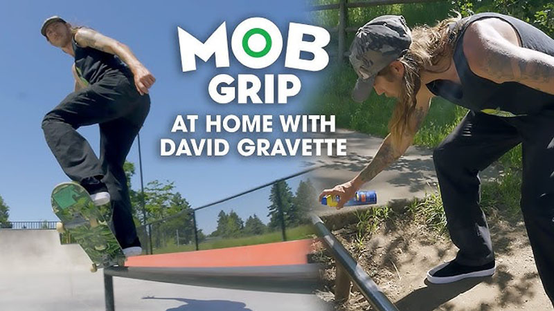 Mob Grip presenta: ¿Protector solar como cera? Un día en casa con David Gravette