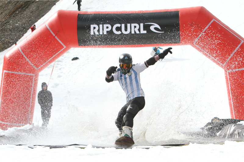 Rip Curl Snow Pool Ultimate Session 2025 en Cerro Castor, Ushuaia