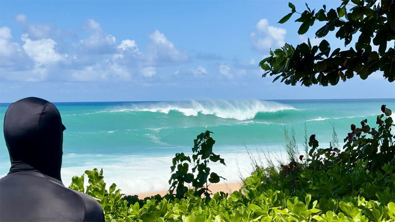 Llegó el primer swell de la temporada a Pipeline