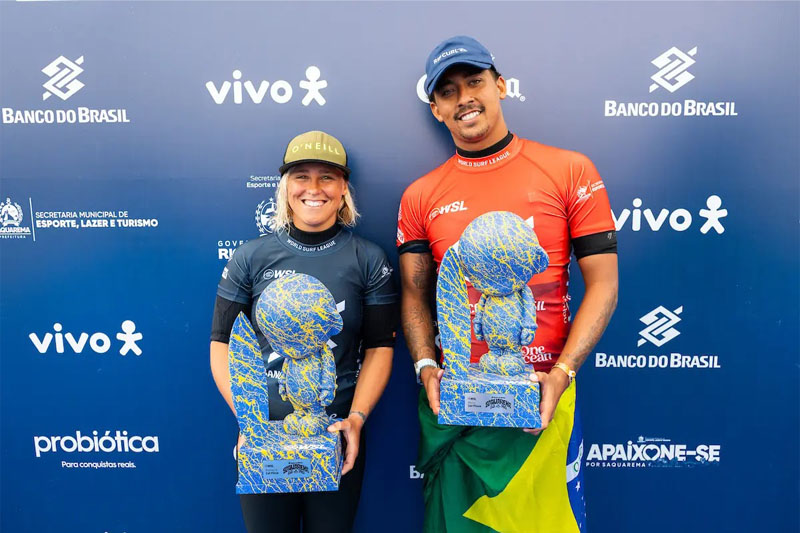 Samuel Pupo y Yolanda Hopkins ganaron el Banco do Brasil Saquarema Pro 