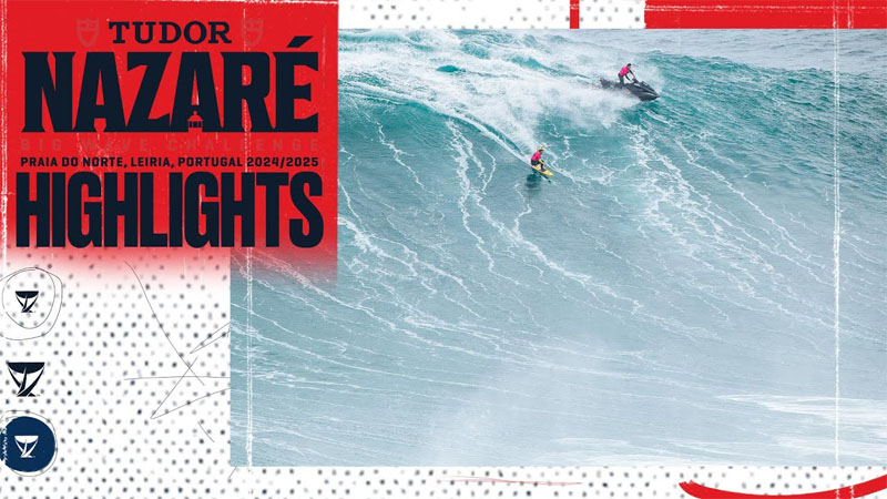 Cuenta regresiva en Nazaré: el período de espera del TUDOR Big Wave Challenge está abierto