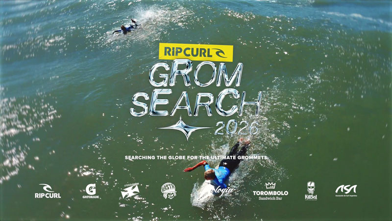 Highlights del Rip Curl GromSearch 2026 en Playa Grande, Mar del Plata